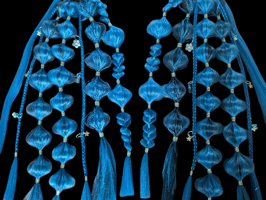 Blueberry - Ponytail Festival Rave Braids