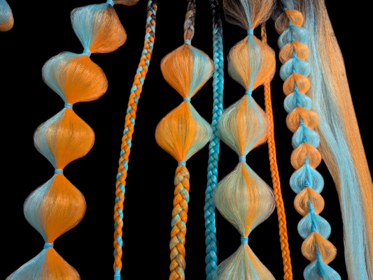 Goldfish - Ponytail Festival Rave Braids