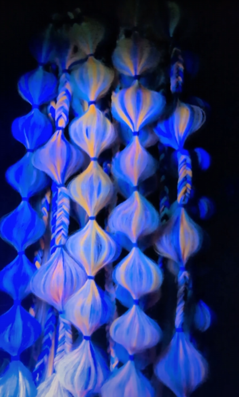 Monarch Butterfly (GLOW) - Ponytail Festival Rave Braids