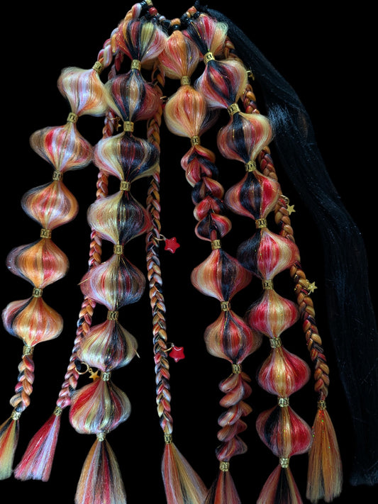 Embers - Ponytail Festival Rave Braids