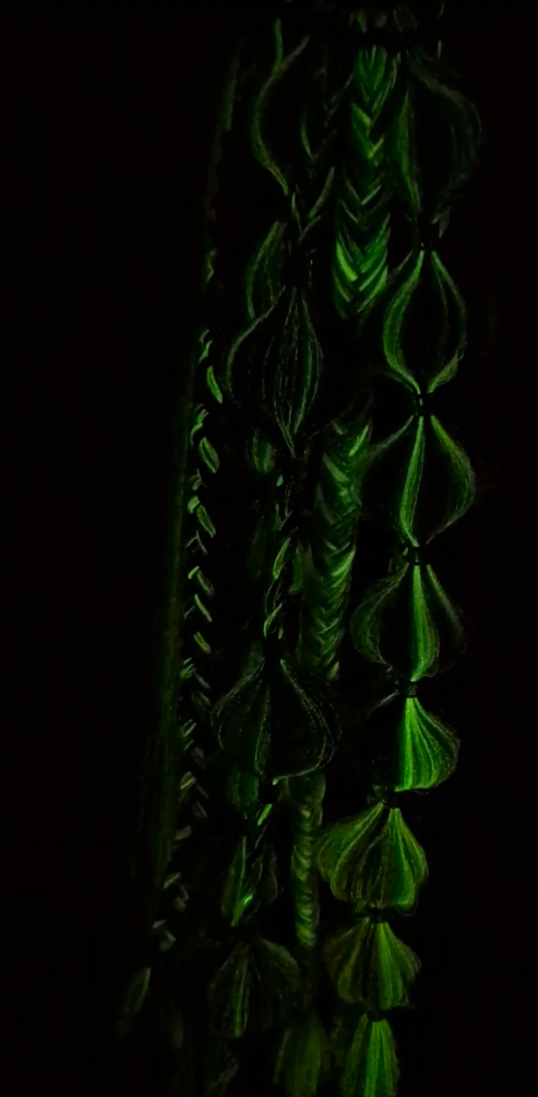 Acid Splash (GLOW) - Ponytail Festival Rave Braids