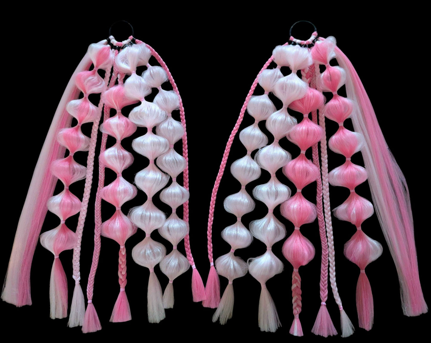 Barbie Doll (GLOW) - Ponytail Festival Rave Braids