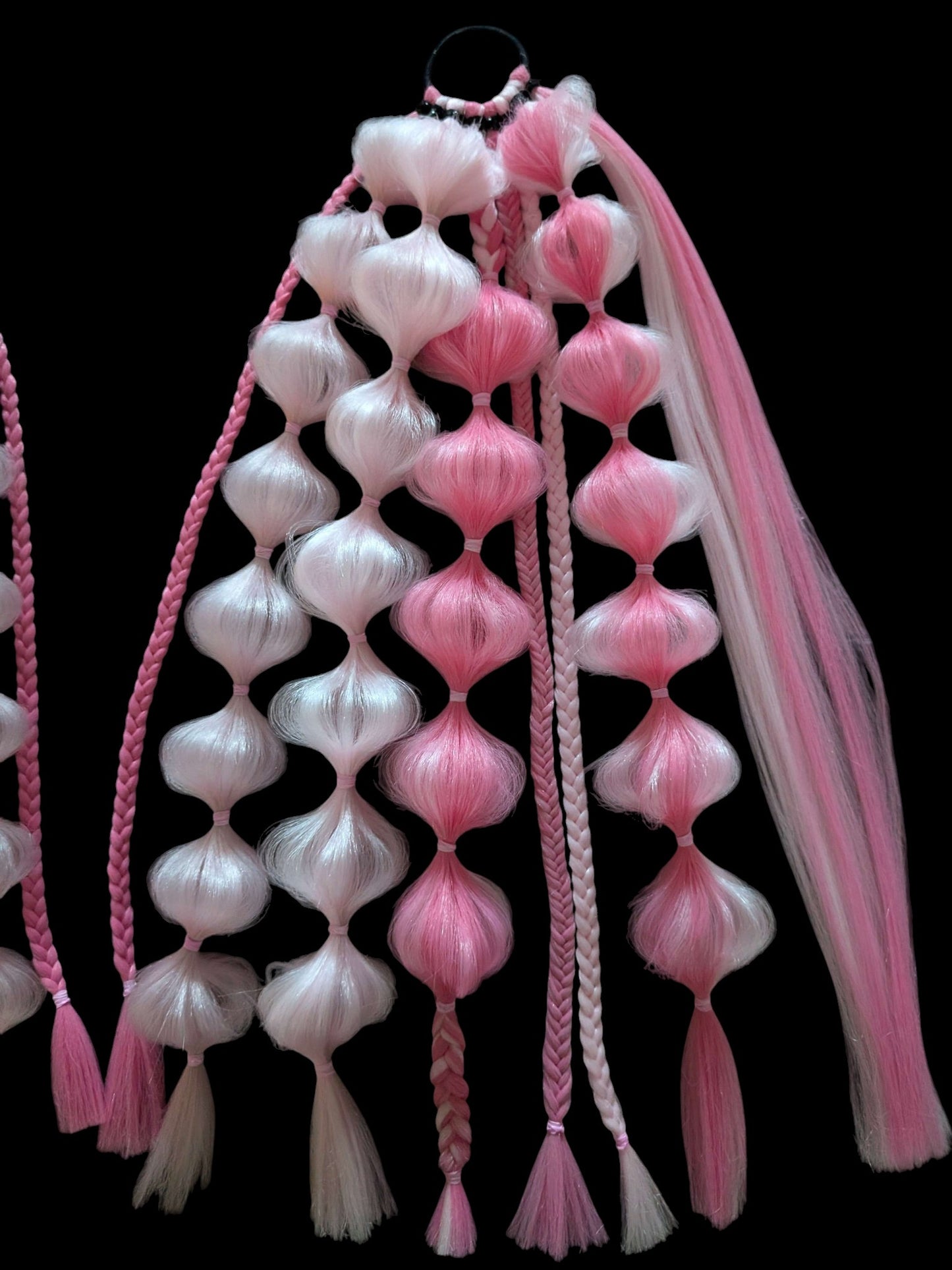Barbie Doll (GLOW) - Ponytail Festival Rave Braids