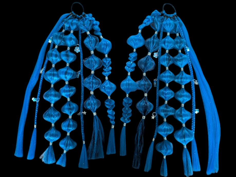 Blueberry - Ponytail Festival Rave Braids