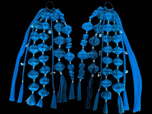 Blueberry - Ponytail Festival Rave Braids
