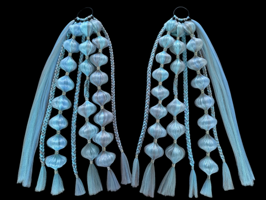 Crystalize (GLOW) - Ponytail Festival Rave Braids