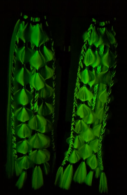 Crystalize (GLOW) - Ponytail Festival Rave Braids