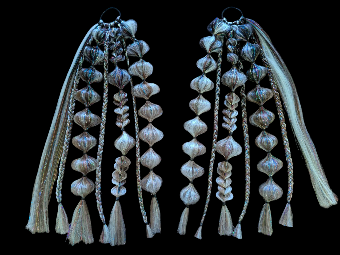 Disco (GLOW) - Ponytail Festival Rave Braids