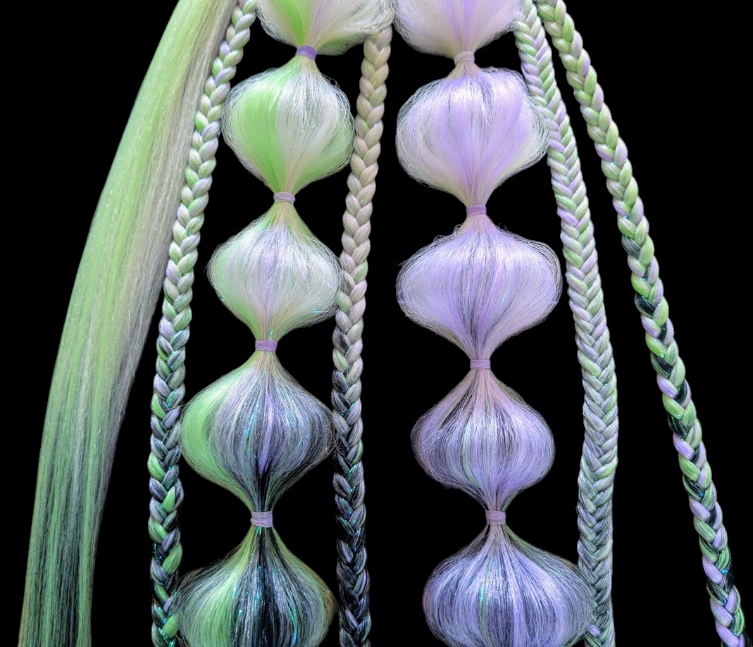 Faerie - Ponytail Festival Rave Braids
