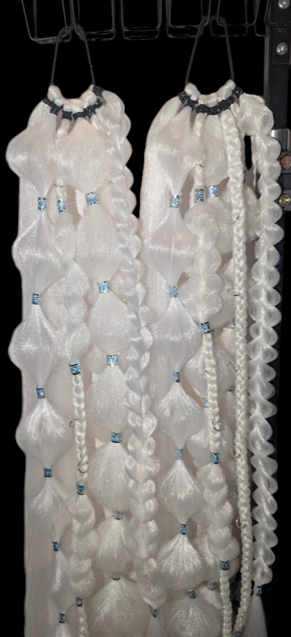 Ghost (GLOW) - Ponytail Festival Rave Braids