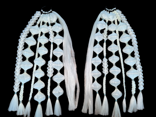Ghost (GLOW) - Ponytail Festival Rave Braids