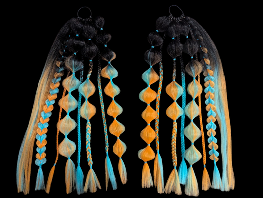 Goldfish - Ponytail Festival Rave Braids