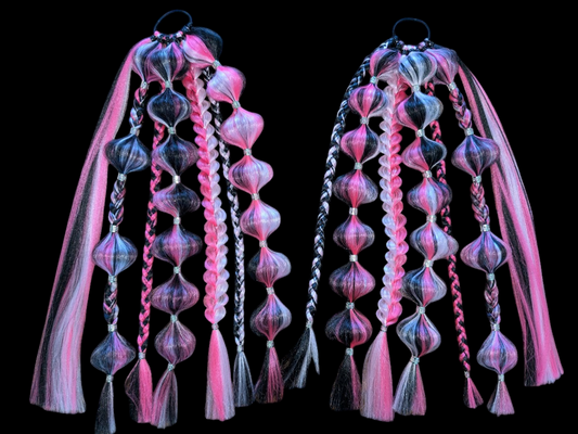 Love Death (GLOW) - Ponytail Festival Rave Braids
