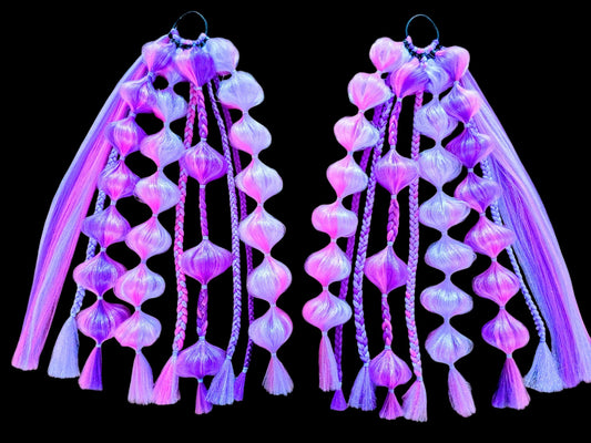 Twilight (GLOW) - Ponytail Festival Rave Braids