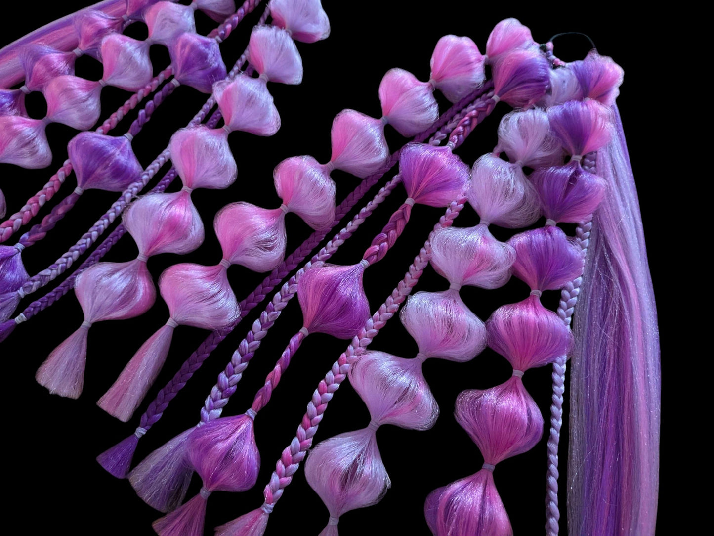Twilight (GLOW) - Ponytail Festival Rave Braids