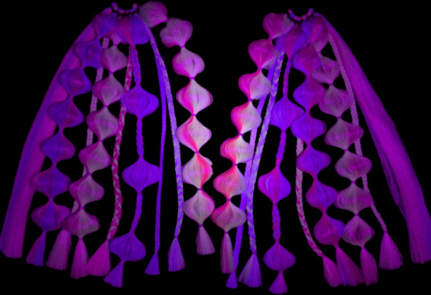 Twilight (GLOW) - Ponytail Festival Rave Braids