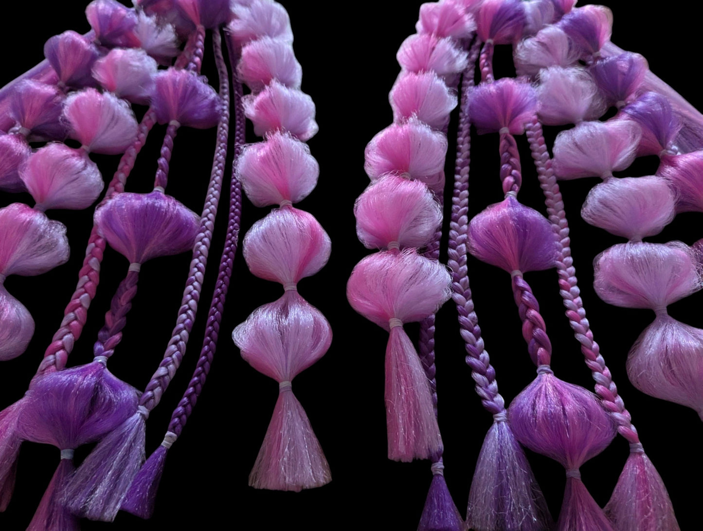 Twilight (GLOW) - Ponytail Festival Rave Braids