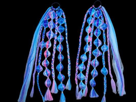 Unicorn (GLOW) - Ponytail Festival Rave Braids