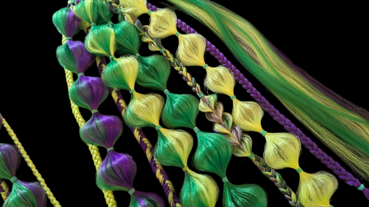 Witchcraft (GLOW) - Ponytail Festival Rave Braids