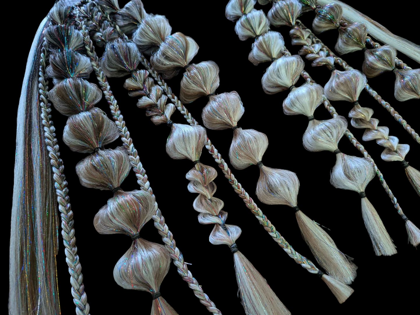Disco (GLOW) - Ponytail Festival Rave Braids