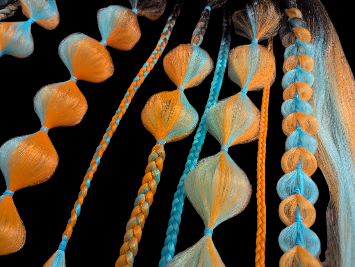 Goldfish - Ponytail Festival Rave Braids